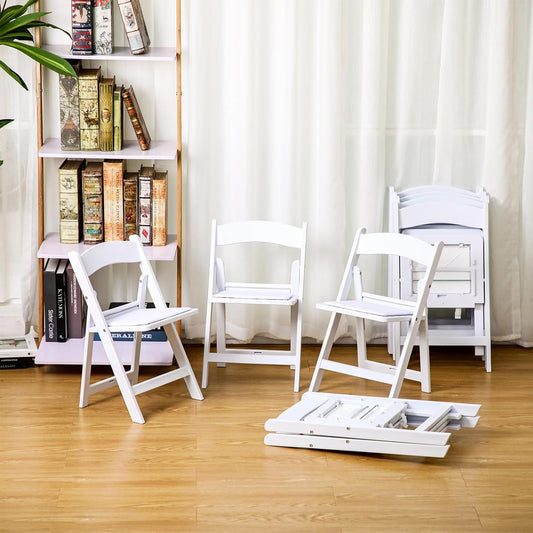 Petite Seating - White folding chair (Coming Soon)